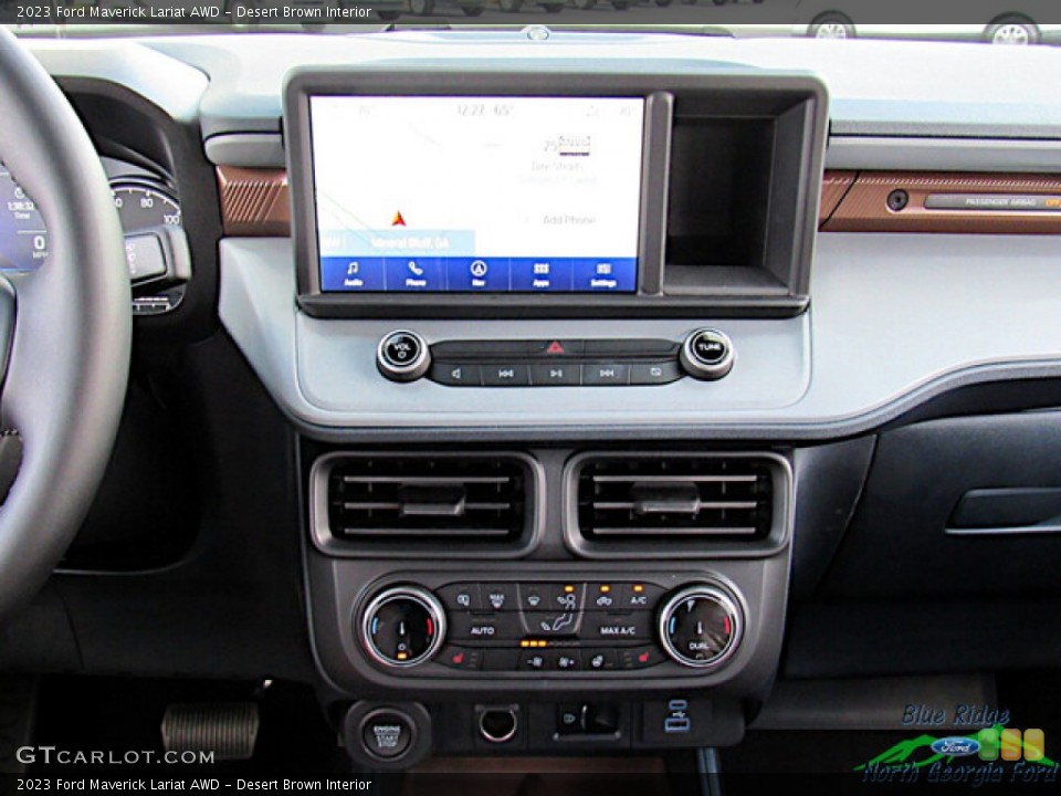 Desert Brown Interior Controls for the 2023 Ford Maverick Lariat AWD #145999013