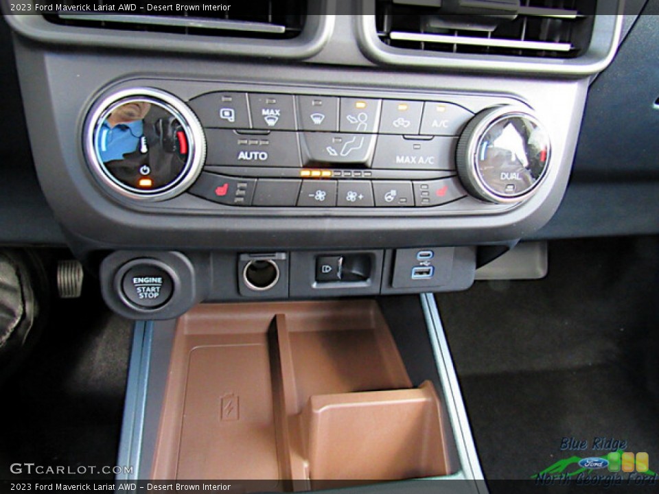 Desert Brown Interior Controls for the 2023 Ford Maverick Lariat AWD #145999085