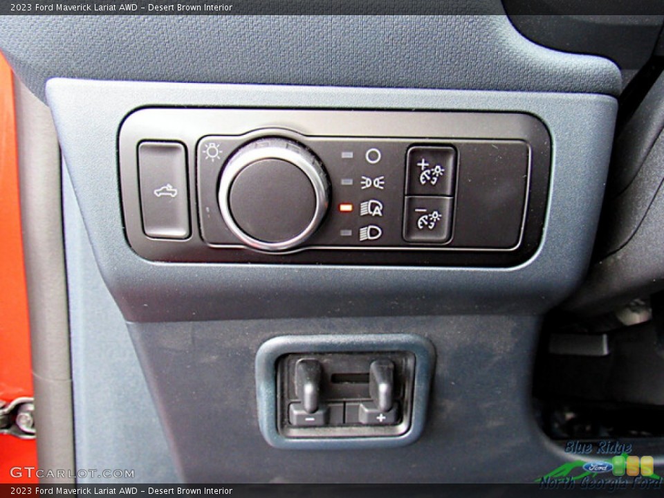 Desert Brown Interior Controls for the 2023 Ford Maverick Lariat AWD #145999094