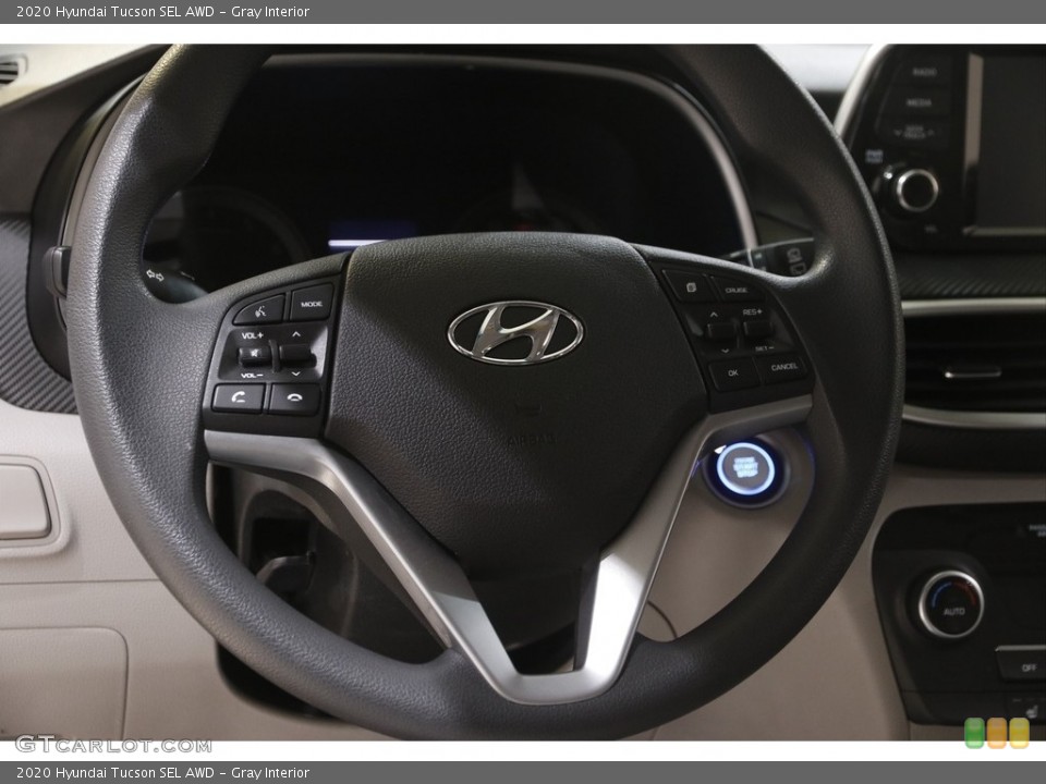 Gray Interior Steering Wheel for the 2020 Hyundai Tucson SEL AWD #145999927