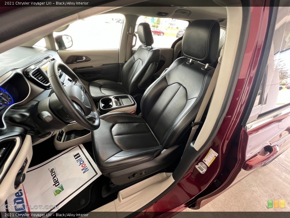 Black/Alloy Interior Front Seat for the 2021 Chrysler Voyager LXI #146000686