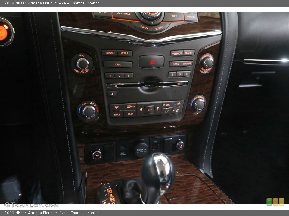 Charcoal Interior Controls for the 2019 Nissan Armada Platinum 4x4 #146000887