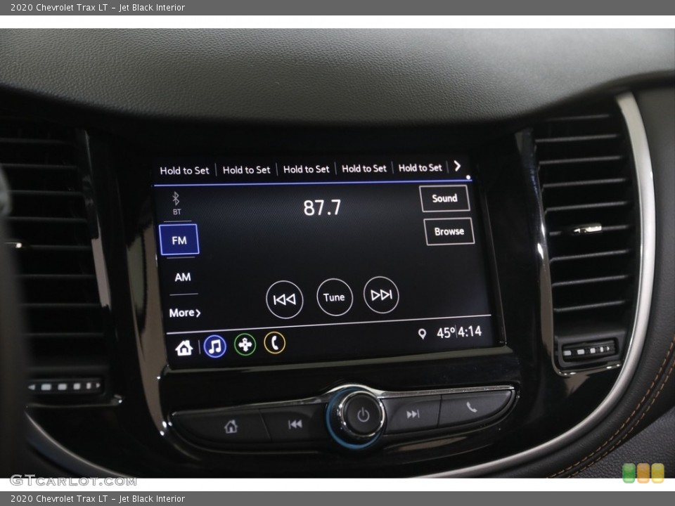 Jet Black Interior Controls for the 2020 Chevrolet Trax LT #146001109