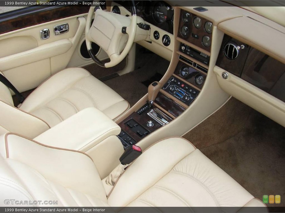 Beige Interior Dashboard for the 1999 Bentley Azure  #14600124
