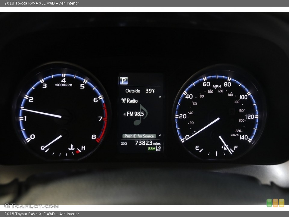Ash Interior Gauges for the 2018 Toyota RAV4 XLE AWD #146003017