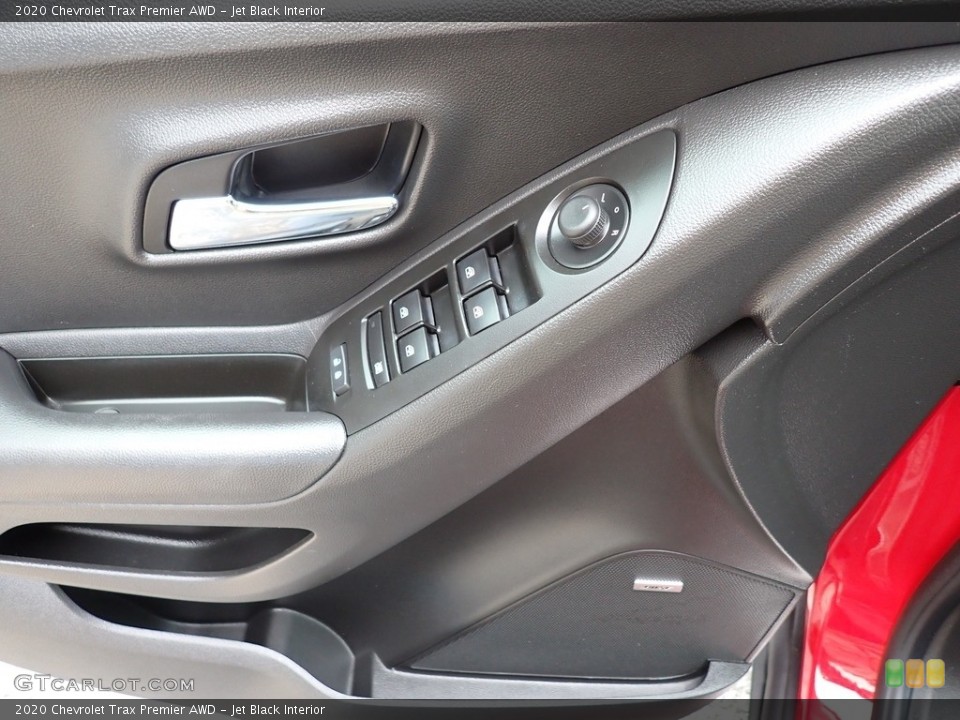Jet Black Interior Door Panel for the 2020 Chevrolet Trax Premier AWD #146003131