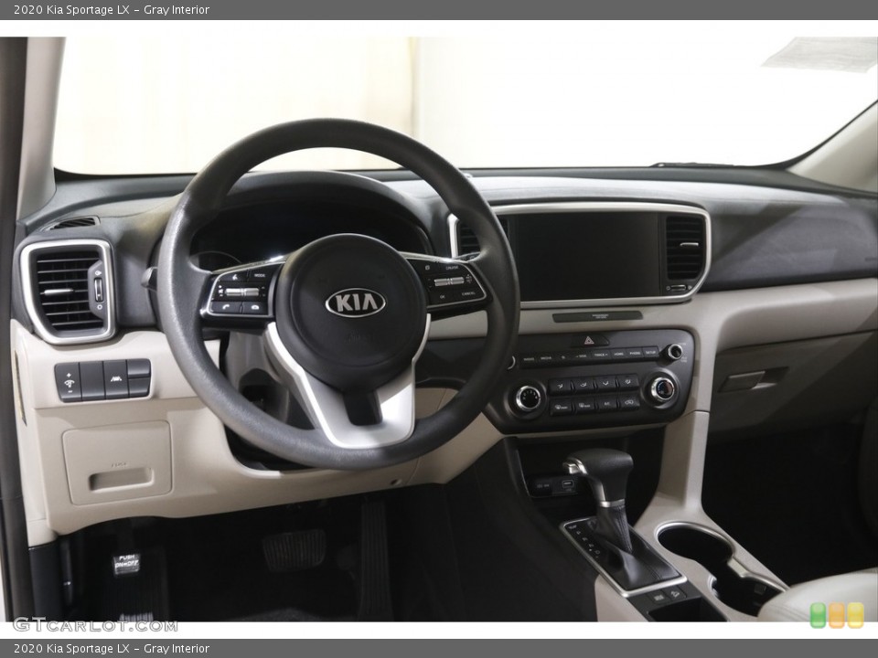 Gray Interior Dashboard for the 2020 Kia Sportage LX #146003818