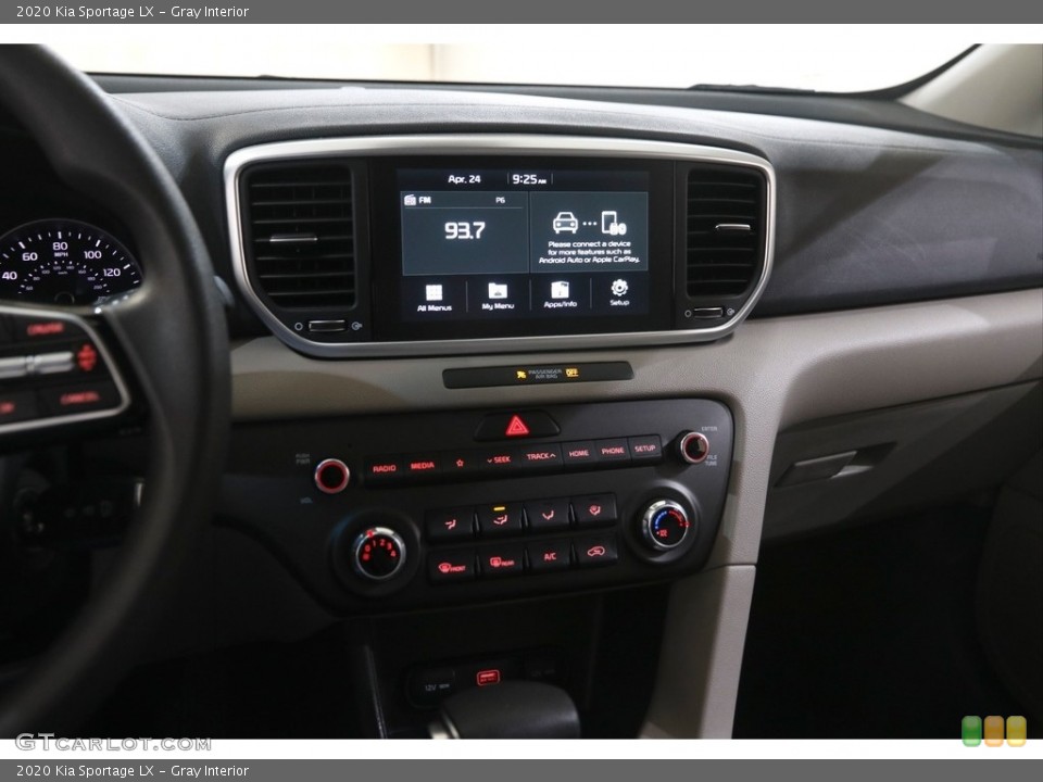 Gray Interior Controls for the 2020 Kia Sportage LX #146003869