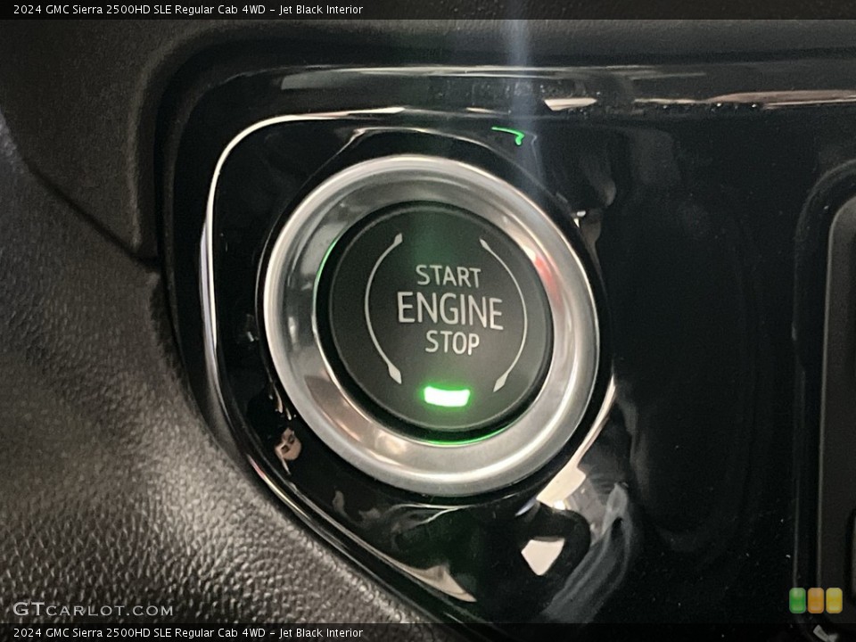 Jet Black Interior Controls for the 2024 GMC Sierra 2500HD SLE Regular Cab 4WD #146005165
