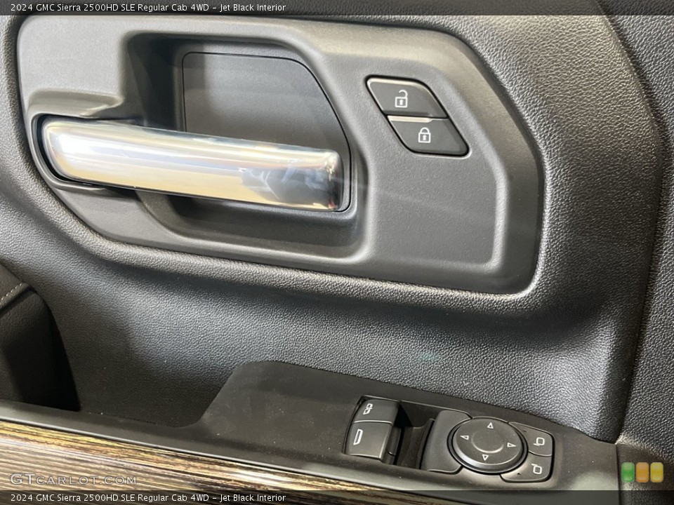 Jet Black Interior Door Panel for the 2024 GMC Sierra 2500HD SLE Regular Cab 4WD #146005243