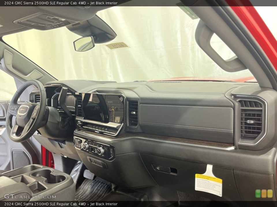 Jet Black Interior Dashboard for the 2024 GMC Sierra 2500HD SLE Regular Cab 4WD #146005285