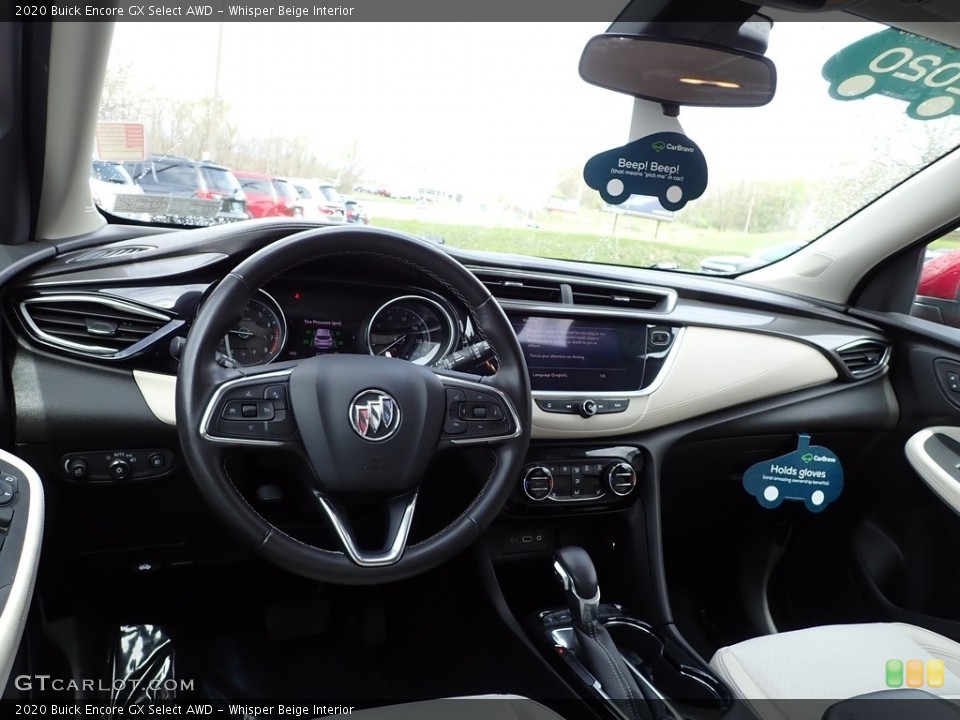 Whisper Beige Interior Dashboard for the 2020 Buick Encore GX Select AWD #146005960
