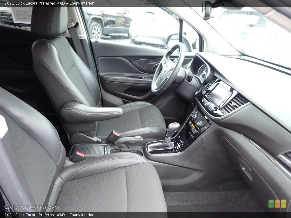 Ebony 2021 Buick Encore Interiors