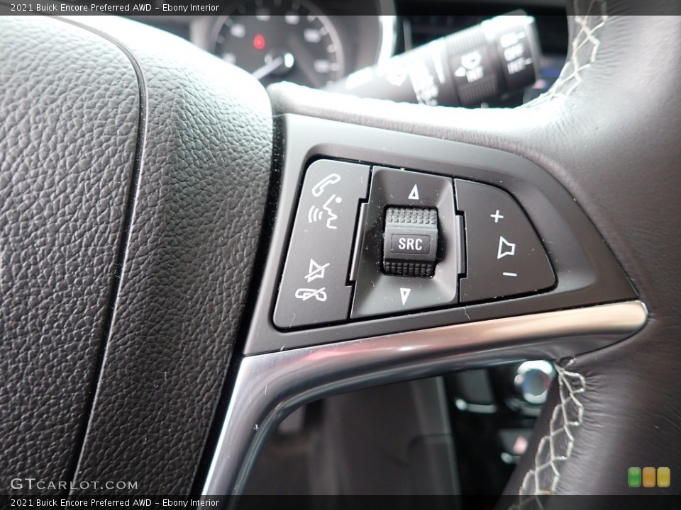 Ebony Interior Steering Wheel for the 2021 Buick Encore Preferred AWD #146007169