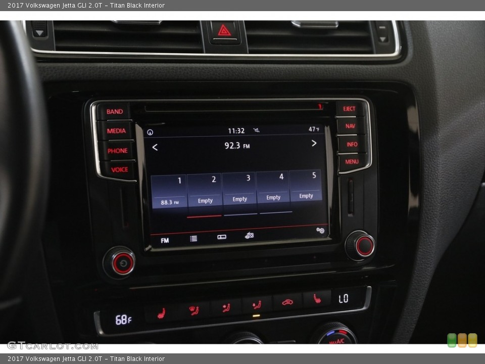 Titan Black Interior Audio System for the 2017 Volkswagen Jetta GLI 2.0T #146008519