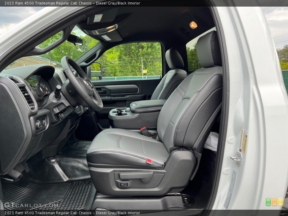 Diesel Gray/Black Interior Front Seat for the 2023 Ram 4500 Tradesman Regular Cab Chassis #146008880