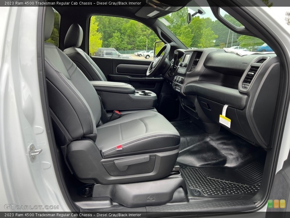 Diesel Gray/Black Interior Front Seat for the 2023 Ram 4500 Tradesman Regular Cab Chassis #146008958