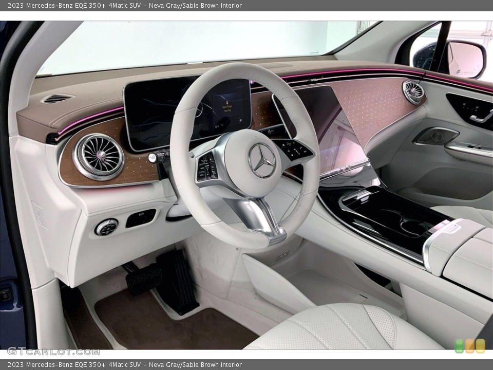 Neva Gray/Sable Brown Interior Front Seat for the 2023 Mercedes-Benz EQE 350+ 4Matic SUV #146012746