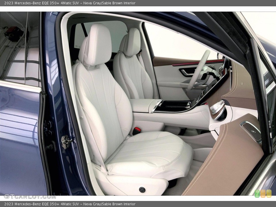 Neva Gray/Sable Brown Interior Photo for the 2023 Mercedes-Benz EQE 350+ 4Matic SUV #146012770