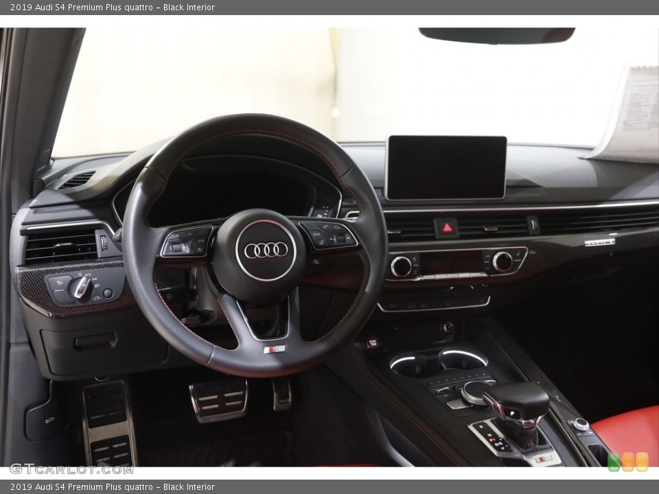Black Interior Dashboard for the 2019 Audi S4 Premium Plus quattro #146012884