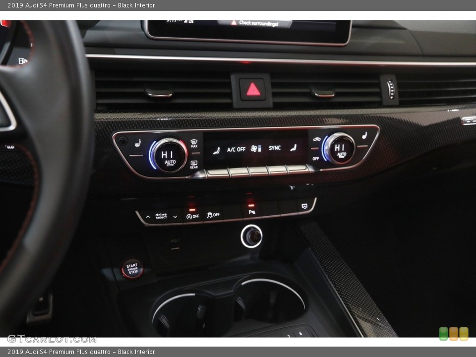 Black Interior Controls for the 2019 Audi S4 Premium Plus quattro #146013010