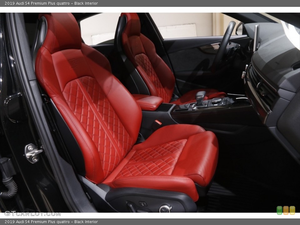 Black Interior Front Seat for the 2019 Audi S4 Premium Plus quattro #146013046
