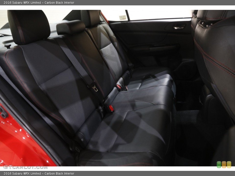 Carbon Black Interior Rear Seat for the 2016 Subaru WRX Limited #146013802