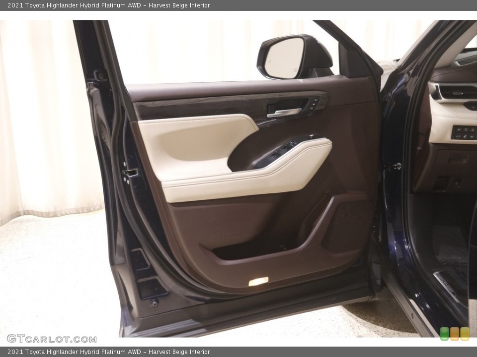 Harvest Beige Interior Door Panel for the 2021 Toyota Highlander Hybrid Platinum AWD #146015226