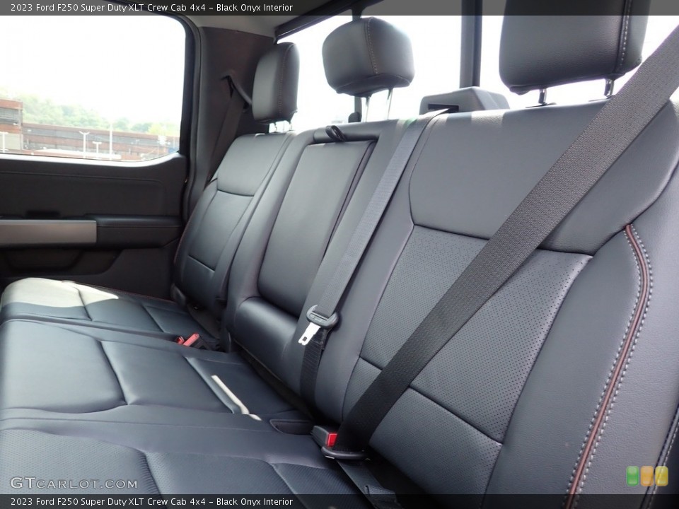 Black Onyx Interior Rear Seat for the 2023 Ford F250 Super Duty XLT Crew Cab 4x4 #146016207