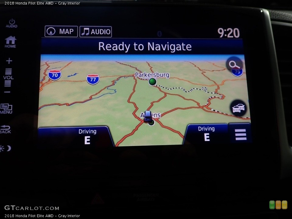 Gray Interior Navigation for the 2018 Honda Pilot Elite AWD #146016702