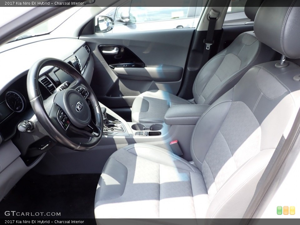 Charcoal Interior Front Seat for the 2017 Kia Niro EX Hybrid #146016999