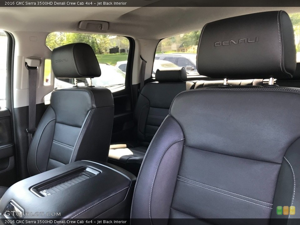 Jet Black Interior Front Seat for the 2016 GMC Sierra 3500HD Denali Crew Cab 4x4 #146017002