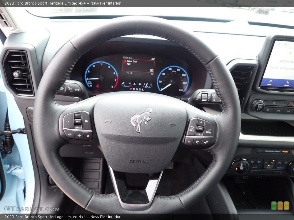 Navy Pier Interior Steering Wheel for the 2023 Ford Bronco Sport Heritage Limited 4x4 #146017092