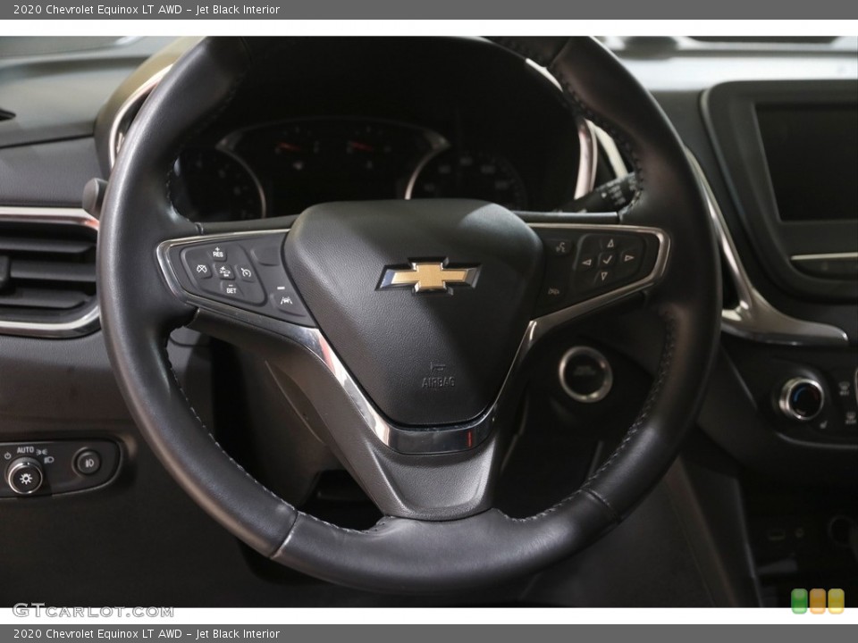 Jet Black Interior Steering Wheel for the 2020 Chevrolet Equinox LT AWD #146018718
