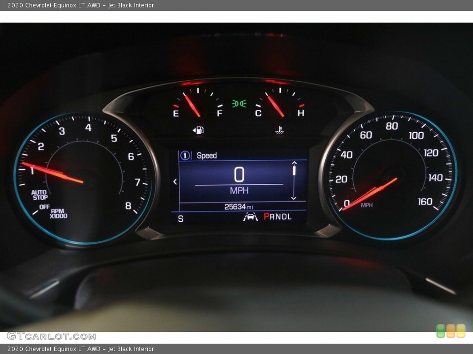 Jet Black Interior Gauges for the 2020 Chevrolet Equinox LT AWD #146018724
