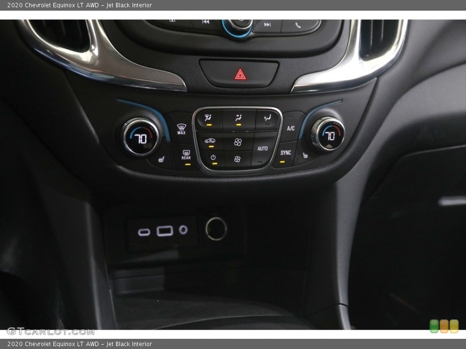 Jet Black Interior Controls for the 2020 Chevrolet Equinox LT AWD #146018763