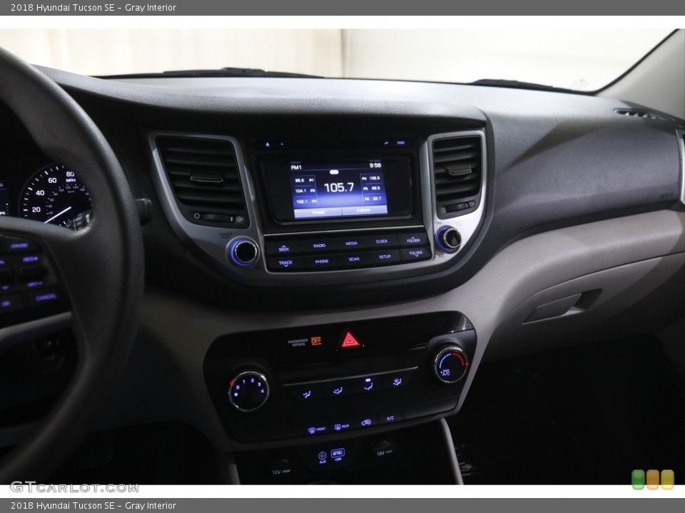 Gray Interior Controls for the 2018 Hyundai Tucson SE #146019324