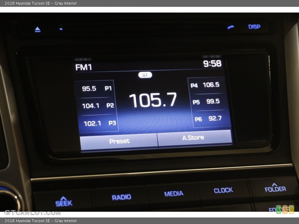 Gray Interior Audio System for the 2018 Hyundai Tucson SE #146019327