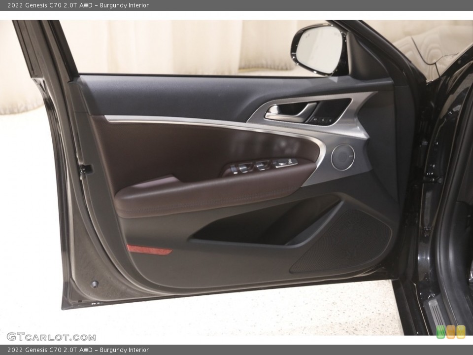Burgundy Interior Door Panel for the 2022 Genesis G70 2.0T AWD #146020166