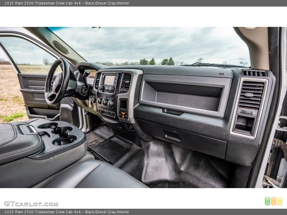 Black/Diesel Gray Interior Dashboard for the 2015 Ram 2500 Tradesman Crew Cab 4x4 #146020499