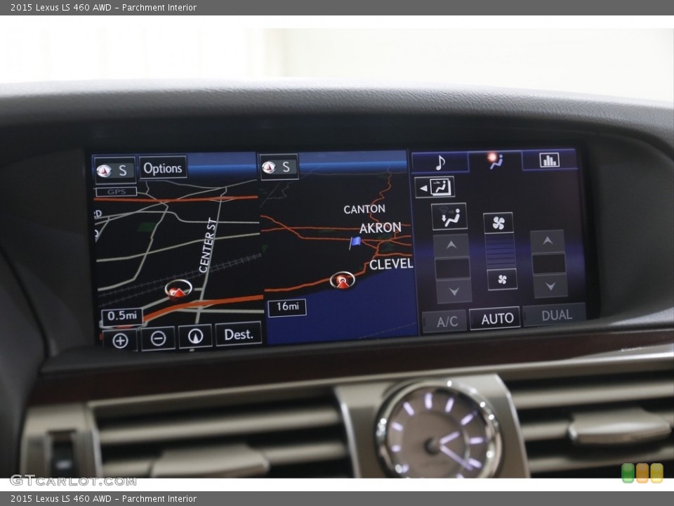 Parchment Interior Navigation for the 2015 Lexus LS 460 AWD #146021219