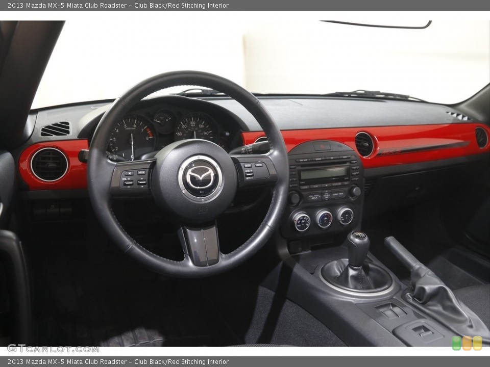 Club Black/Red Stitching Interior Dashboard for the 2013 Mazda MX-5 Miata Club Roadster #146021916