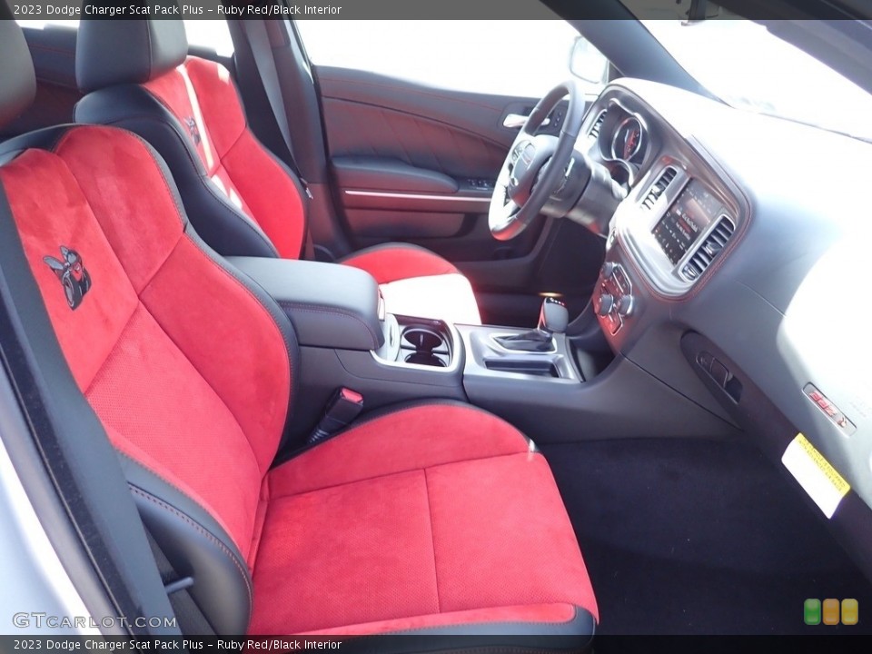 Ruby Red/Black Interior Photo for the 2023 Dodge Charger Scat Pack Plus #146024229