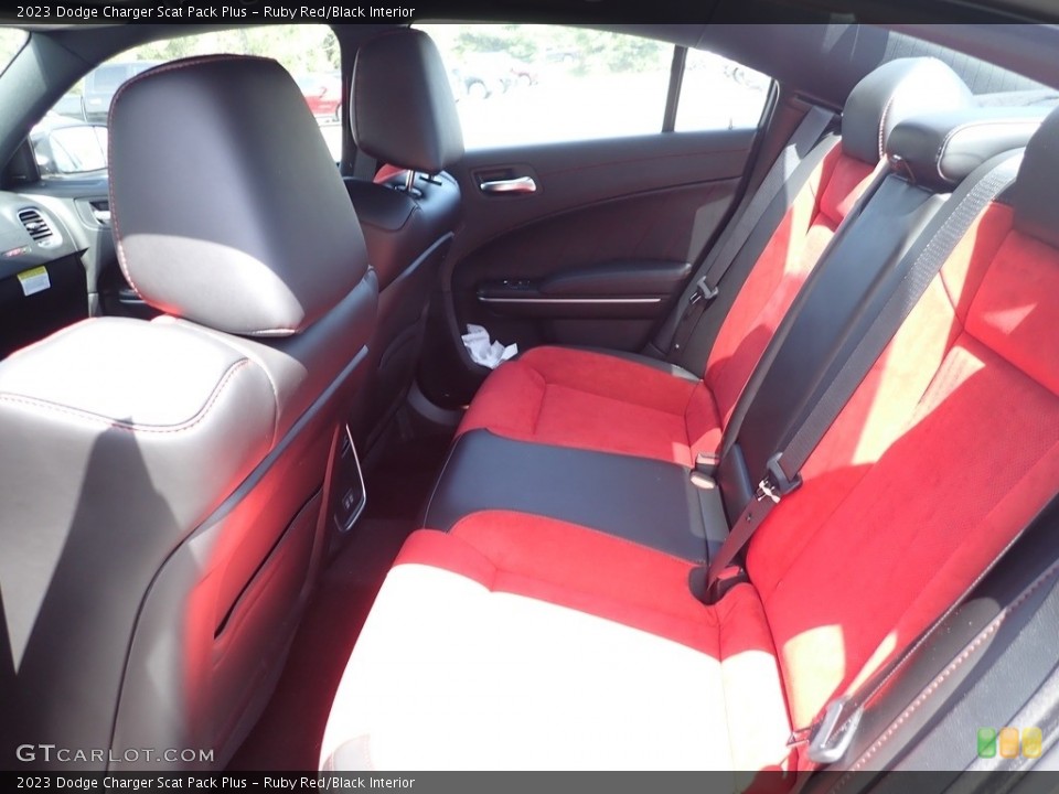Ruby Red/Black Interior Rear Seat for the 2023 Dodge Charger Scat Pack Plus #146024285