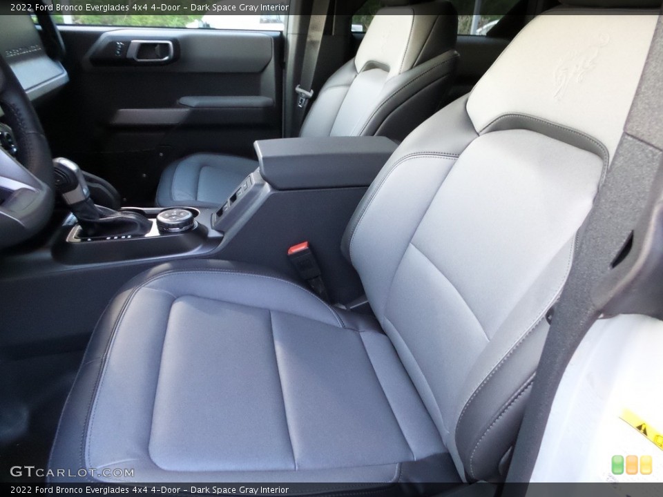 Dark Space Gray Interior Front Seat for the 2022 Ford Bronco Everglades 4x4 4-Door #146024675