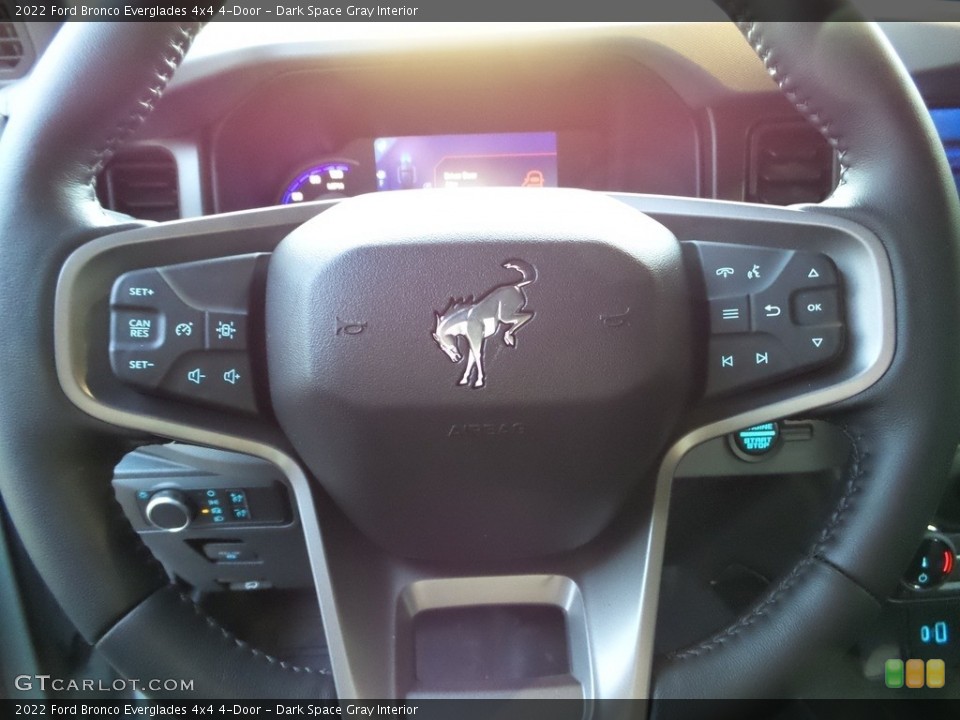 Dark Space Gray Interior Steering Wheel for the 2022 Ford Bronco Everglades 4x4 4-Door #146024762