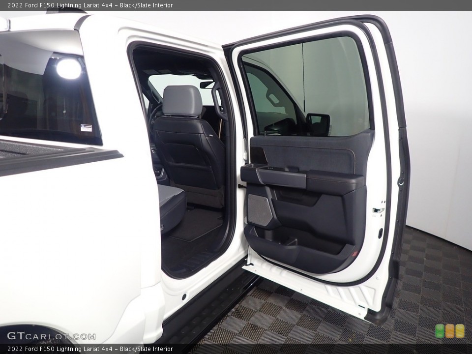 Black/Slate Interior Door Panel for the 2022 Ford F150 Lightning Lariat 4x4 #146026604
