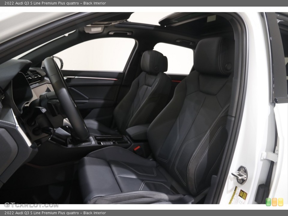 Black Interior Front Seat for the 2022 Audi Q3 S Line Premium Plus quattro #146027342