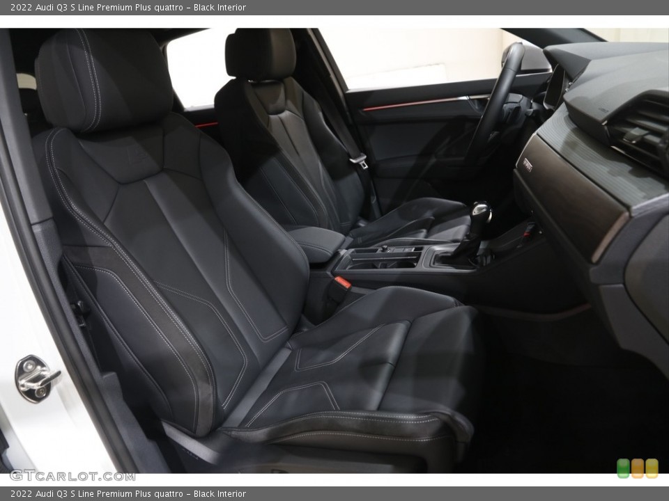 Black Interior Front Seat for the 2022 Audi Q3 S Line Premium Plus quattro #146027591