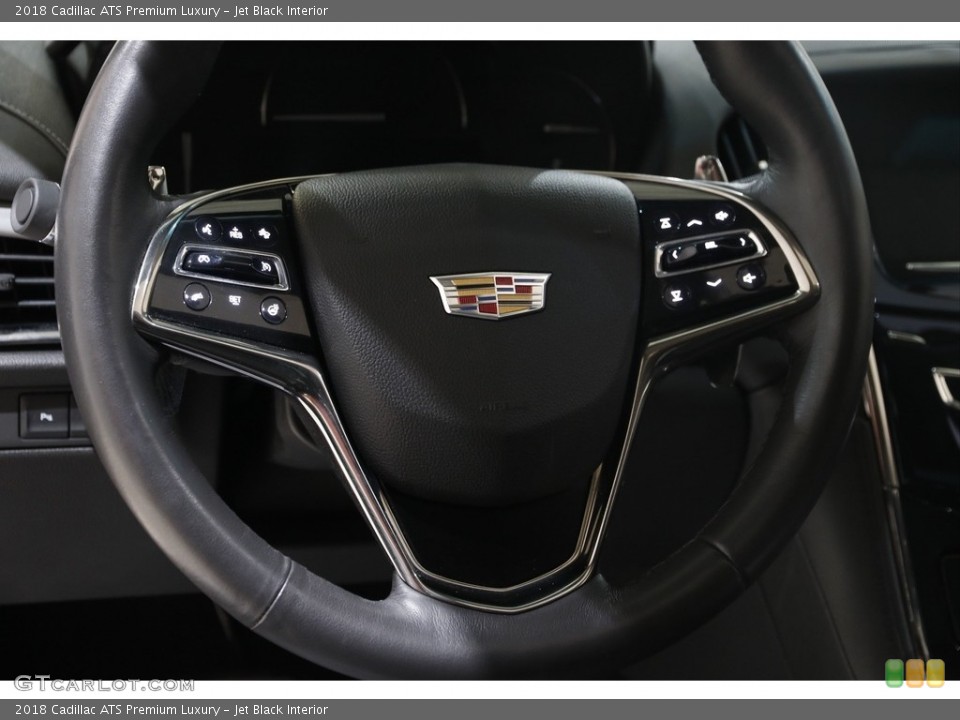 Jet Black Interior Steering Wheel for the 2018 Cadillac ATS Premium Luxury #146028878